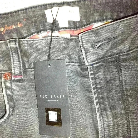 COPY - Ted Baker London Girlfriend Fit Jeans Jean Pant Size 32 NWT - Picture 3 of 10